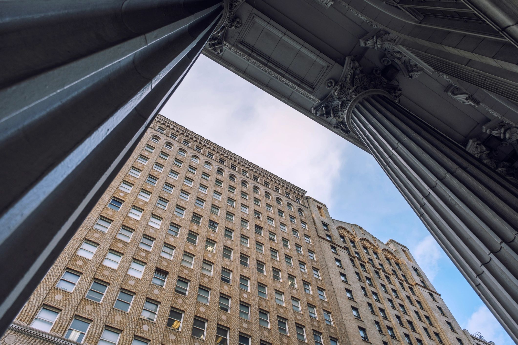Historic and modern building context reflecting restoration expertise